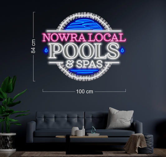 Enseigne au néon LED personnalisée pour entreprise 