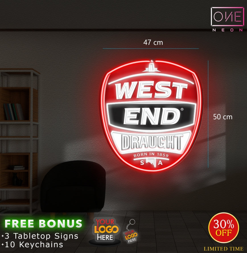 West end draught | LED Neon Sign