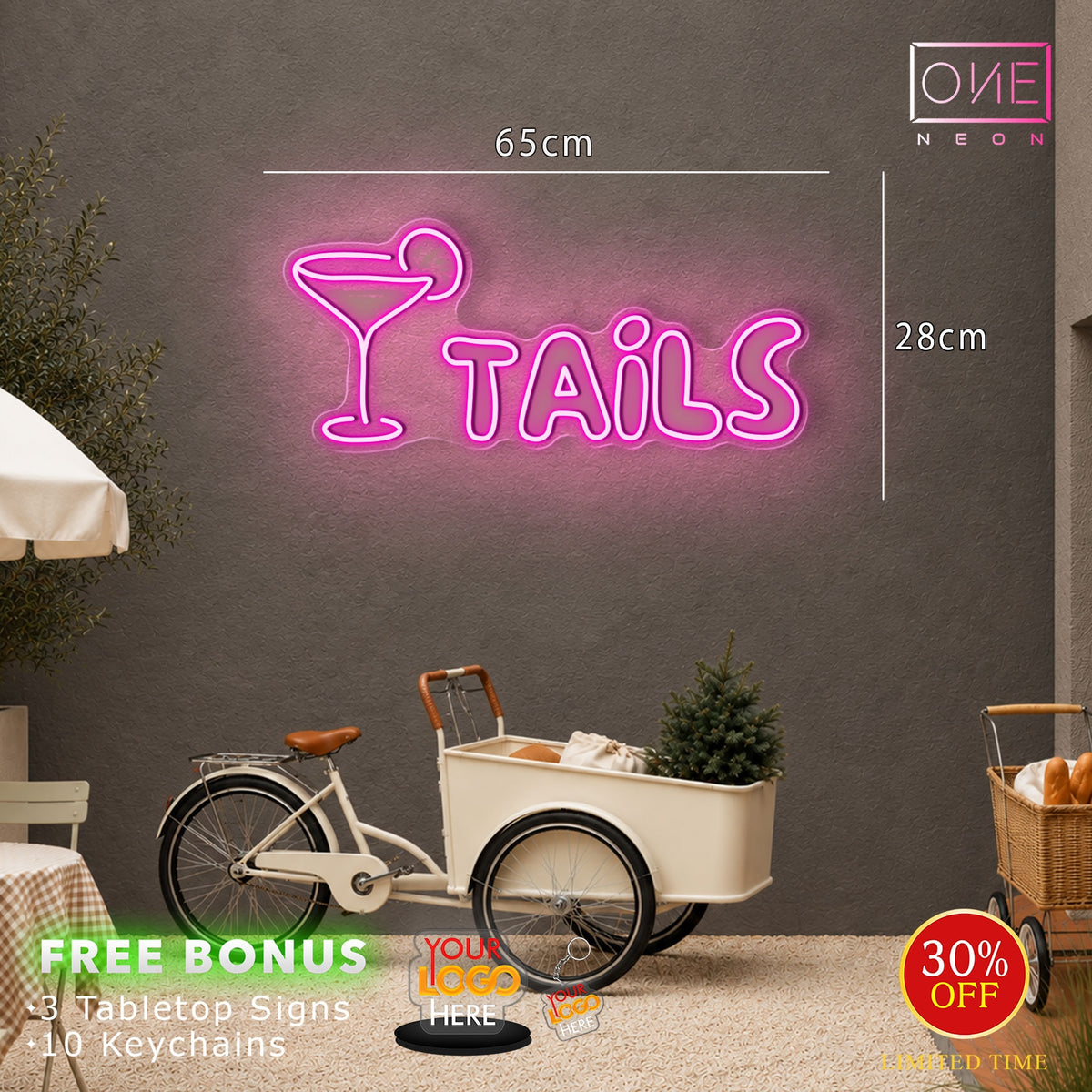 Tails  | LED Neon Sign