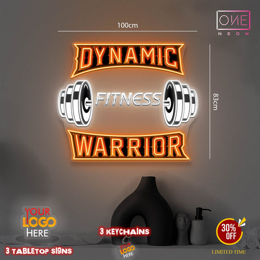 DYNAMIC FITNESS WARRIOR  | LED Neon Sign