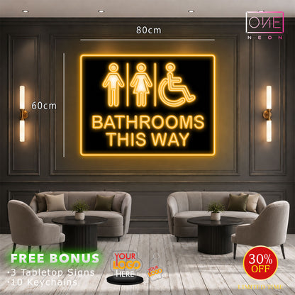 BATHROOM | LED Neon Sign (waterproof)
