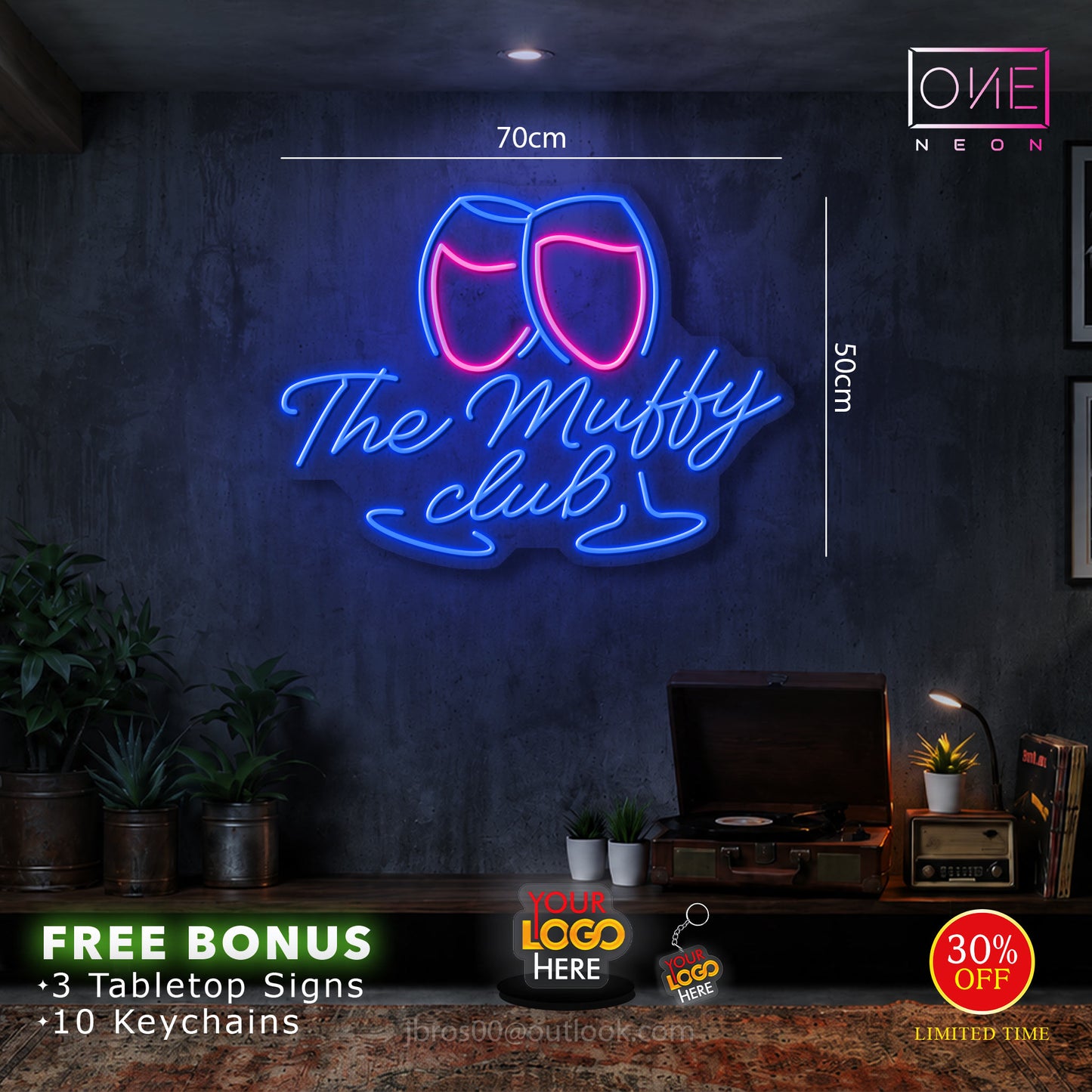 The Muffy Club | LED Neon Sign