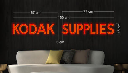 Enseigne au néon LED personnalisée pour entreprise 