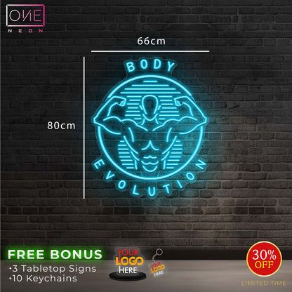 Body Evolution | LED Neon Sign