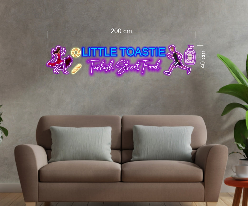 Enseigne au néon LED personnalisée pour entreprise 