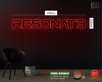 Enseigne au néon LED personnalisée pour entreprise 