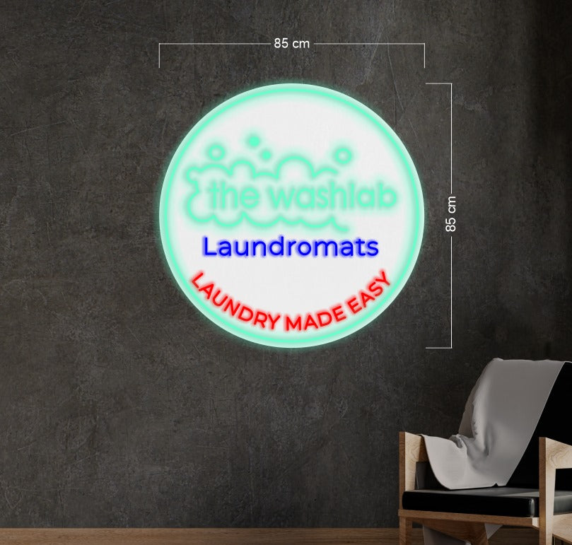 the washlab | LED Neon Sign (4 signs)