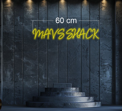 MAVS SHACK & BOTTLE  | LED Neon Sign (2 signs)