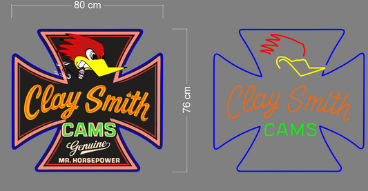 Clay Smith Cams logo | LED Neon Sign