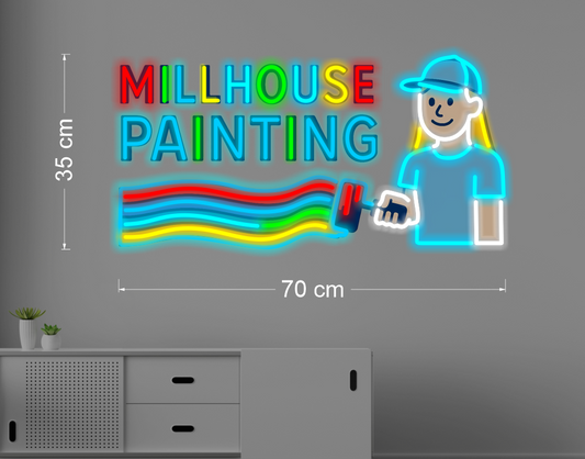 Enseigne au néon LED personnalisée pour entreprise 