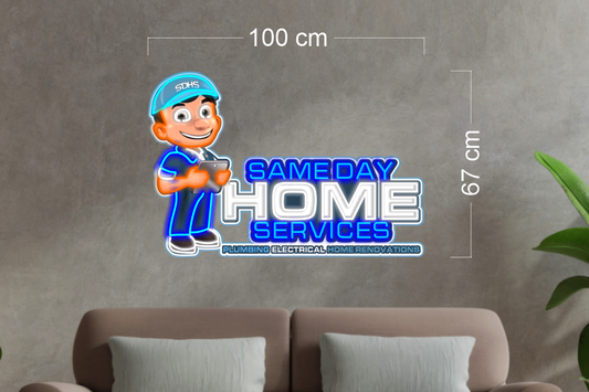 Enseigne au néon LED personnalisée pour entreprise 