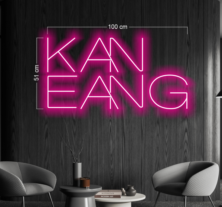 Kans Sign KAN EANG | LED Neon Sign – ONE Neon™ Sign - Australia