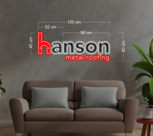 Enseigne au néon LED personnalisée pour entreprise 