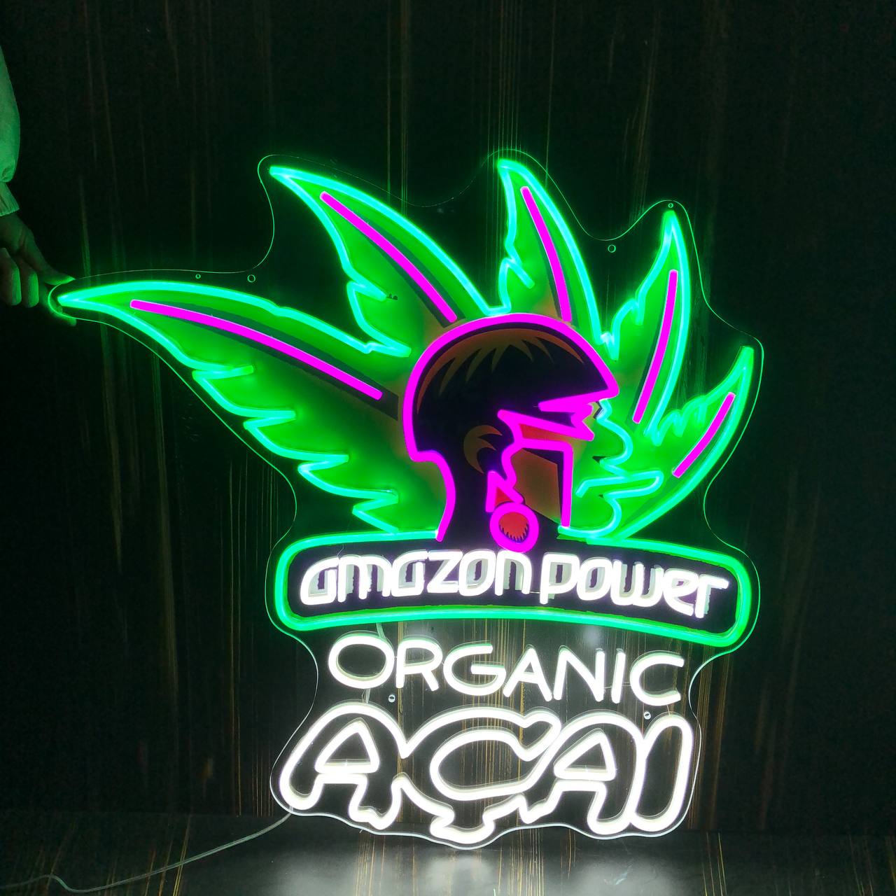 Organic Acai+ Yalla Juice (3 signs) | LED Neon Sign