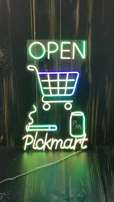 Enseigne au néon LED personnalisée pour entreprise 