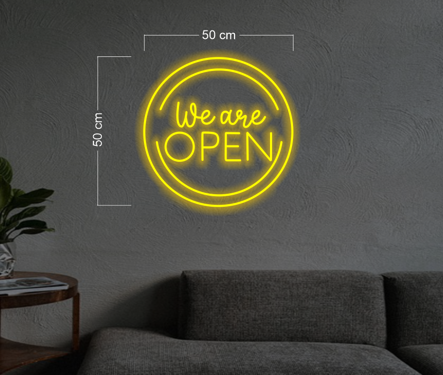 We are open 2| LED Neon Sign