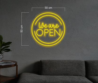 We are open 2| LED Neon Sign