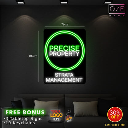 Precise Property | LED Neon Sign