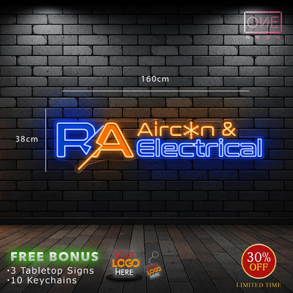 RA LOGO | LED Neon Sign