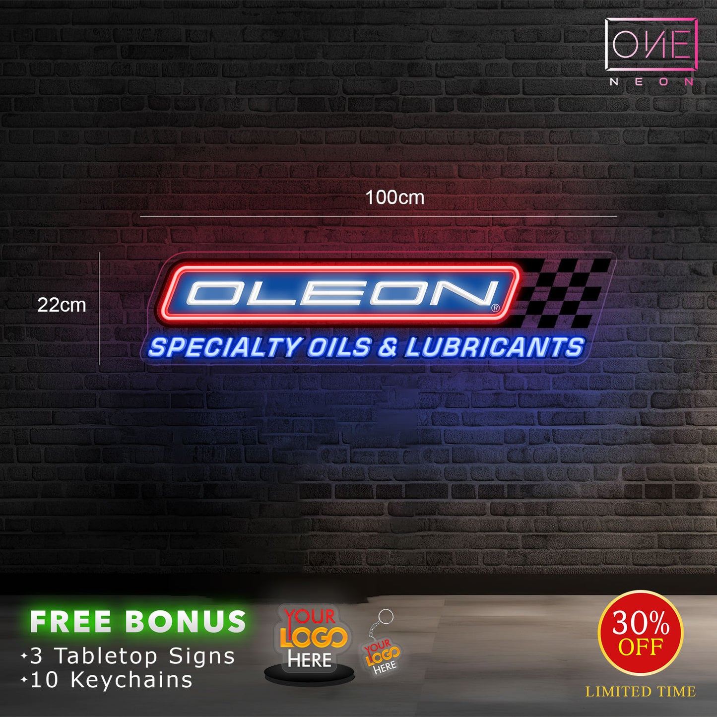 OLEON Specialty oils & Lubricants | LED Neon Sign