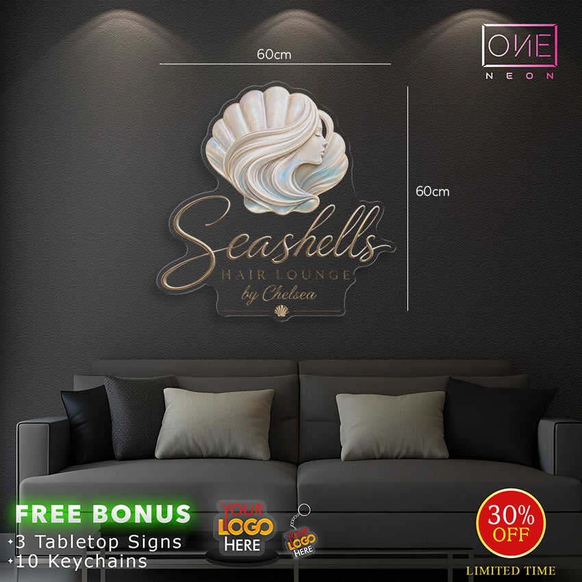 Seashells | Acrylic sign
