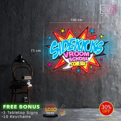 SIDEKICKS | LED Neon Sign