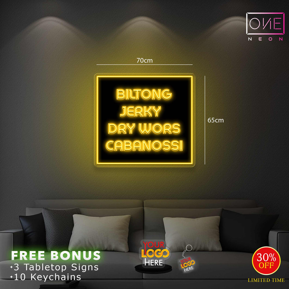 BILTONG JERKY | LED Neon Sign