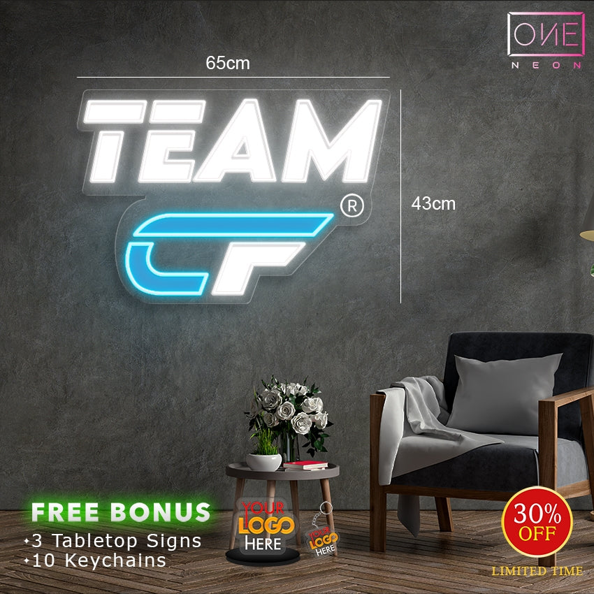 TEAM CF | LED Neon Sign