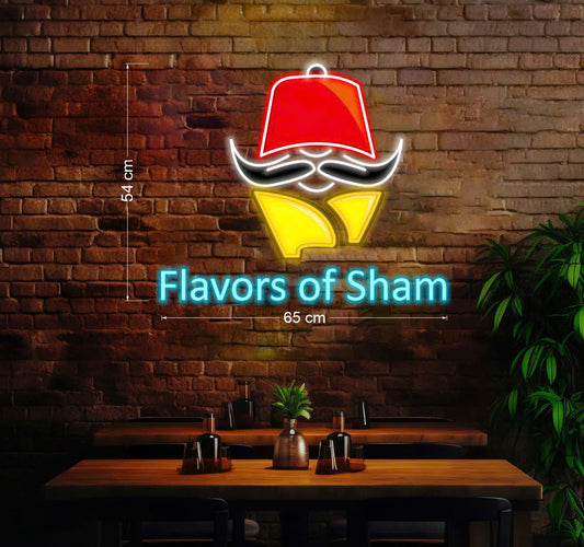 Flavors of Sham | LED Neon Sign
