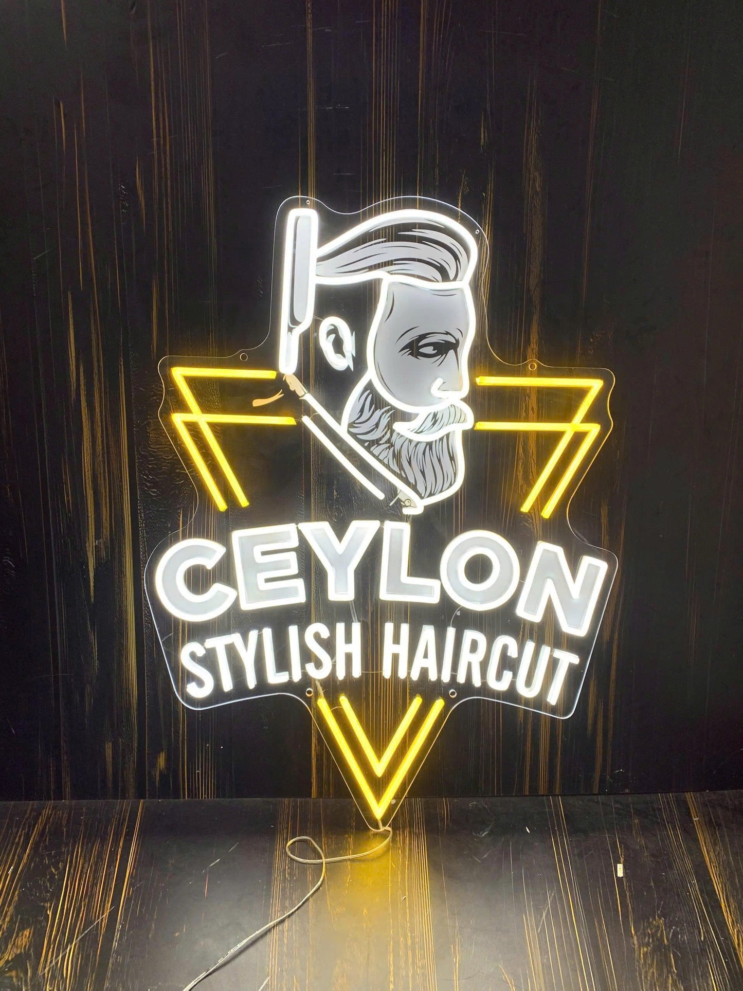CEYLON STYLISH HAIRCUT | LED Neon Sign (3 outdoor signs)