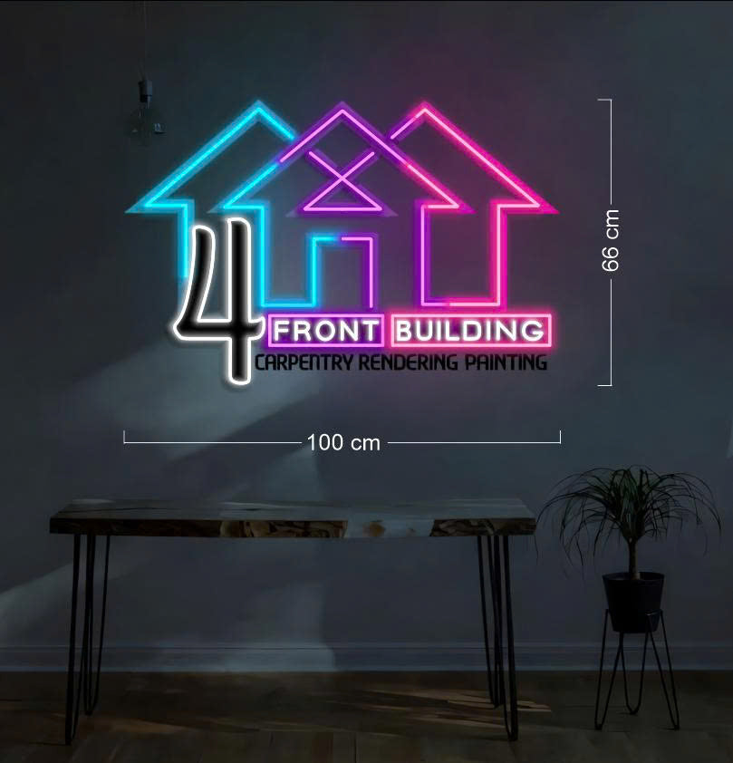 Enseigne au néon LED personnalisée pour entreprise 