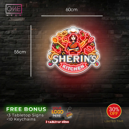 SHERIN'S KITCHEN | LED Neon Sign (waterproof option)