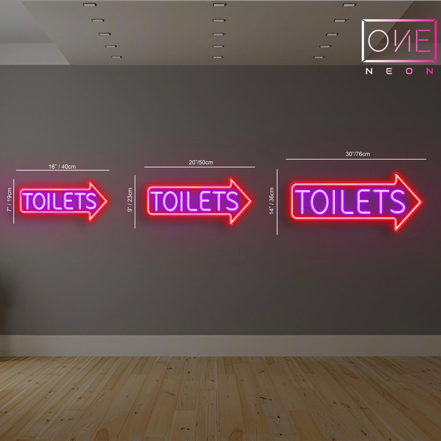 Toilets Led Neon Sign